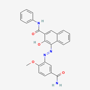 Pigment Red 245 structure, CAS 68016-05-7