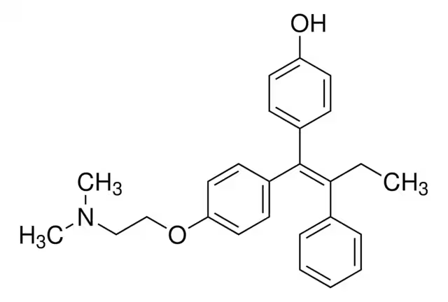 4-Hydroxytamoxifen structure, CAS 68047-06-3