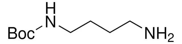 tert-Butyl N-(4-aminobutyl)carbamate structure, CAS 68076-36-8