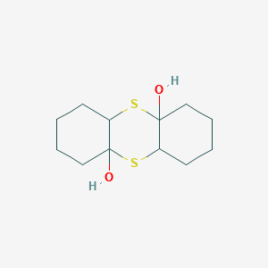 1,8-Dihydroxy-2,9-dithiatricyclo[8.4.0.03,8]tetradecane structure, CAS 68134-79-2