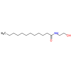 Coconut oil monoethanolamide structure, CAS 68140-00-1