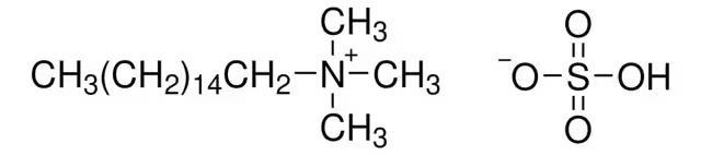 Cetyltrimethylammonium hydrogensulfate structure, CAS 68214-07-3