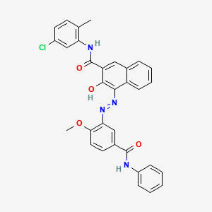 Pigment Red 147 structure, CAS 68227-78-1