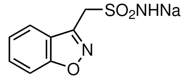 Zonisamide sodium salt structure, CAS 68291-98-5