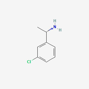 (S)-1-(3-Chlorophenyl)ethylamine structure, CAS 68297-62-1