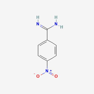 4-nitrobenzamidine structure, CAS 25412-75-3