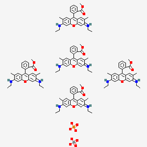 Pigment Red 81:3 structure, CAS 68310-07-6