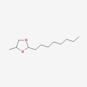 Nonanal propyleneglycol acetal structure, CAS 68391-39-9