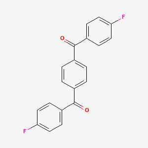 1,4-Bis(4-fluorobenzoyl)benzene structure, CAS 68418-51-9