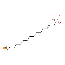 Sodium C14-16 olefin sulfonate structure, CAS 68439-57-6