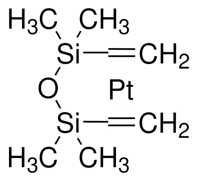Platinum(0)-1,3-divinyl-1,1,3,3-tetramethyldisiloxane structure, CAS 68478-92-2