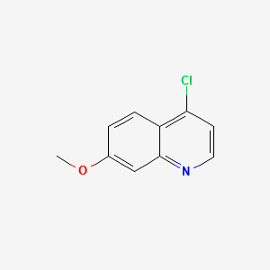 4-Chloro-7-methoxyquinoline structure, CAS 68500-37-8