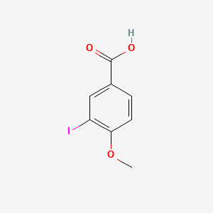 3-Iodo-4-methoxybenzoic acid structure, CAS 68507-19-7