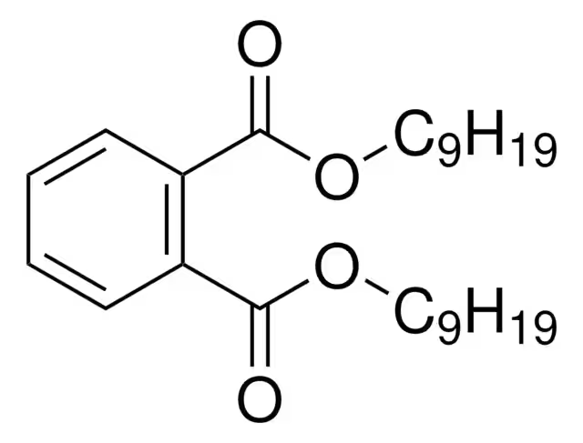 Diisononyl phthalate structure, CAS 68515-48-0
