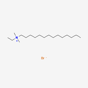 Tetradecyldimethylethylammonium bromide structure, CAS 68527-84-4