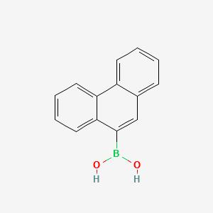 9-Phenanthracenylboronic acid structure, CAS 68572-87-2