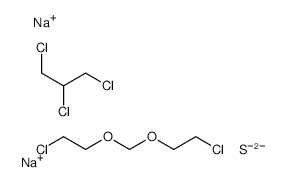 Liquid Polysufide Polymer structure, CAS 68611-50-7