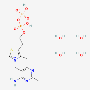 Cocarboxylase tetrahydrate structure, CAS 68684-55-9