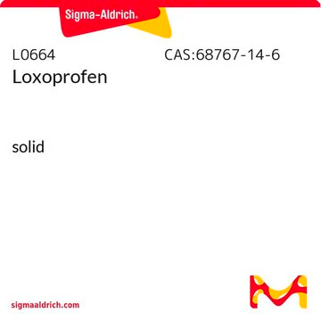 Loxoprofen structure, CAS 68767-14-6