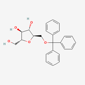 2,5-Anhydro-1-O-triphenylmethyl-D-mannitol structure, CAS 68774-48-1