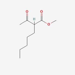Methyl 2-pentylacetoacetate structure, CAS 68776-86-3