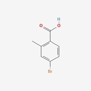 4-Bromo-2-methylbenzoic acid structure, CAS 68837-59-2