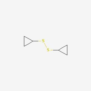 Dicyclopropyldisulfide structure, CAS 68846-57-1