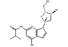 N2-Isobutyryl-2'-deoxyguanosine structure, CAS 68892-42-2