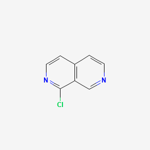 1-Chloro-2,7-naphthyridine structure, CAS 69042-30-4