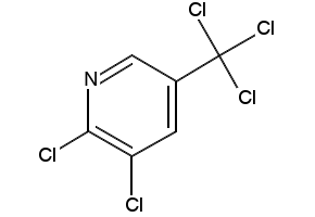 2,3-Dichloro-5-(trichloromethyl)pyridine structure, CAS 69045-83-6