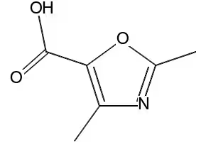 2,4-Dimethyloxazole-5-carboxaldehyde structure, CAS 69062-86-8