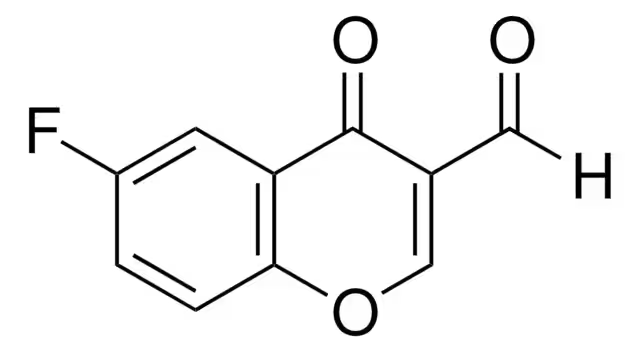 6-Fluoro-4-oxo-4H-chromene-3-carbaldehyde structure, CAS 69155-76-6
