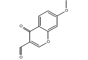 7-Bromo-4-oxo-4H-chromene-3-carbaldehyde structure, CAS 69155-80-2