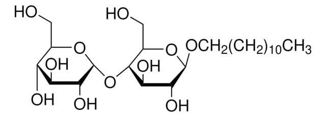 n-Dodecyl-beta-D-maltoside structure, CAS 69227-93-6