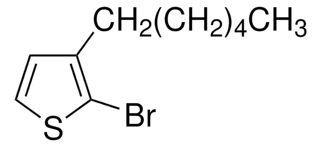 2-Bromo-3-hexylthiophene structure, CAS 69249-61-2