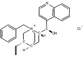 N-Benzylcinchonidinium chloride structure, CAS 69257-04-1