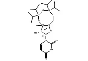3',5'-O-(1,1,3,3-Tetraisopropyl-1,3-disiloxanediyl)uridine structure, CAS 69304-38-7