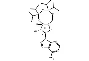 3,5-O-(1,1,3,3-Tetraisopropyl-1,3-disiloxanediyl)adenosine structure, CAS 69304-45-6