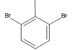2,6-Dibromotoluene structure, CAS 69321-60-4