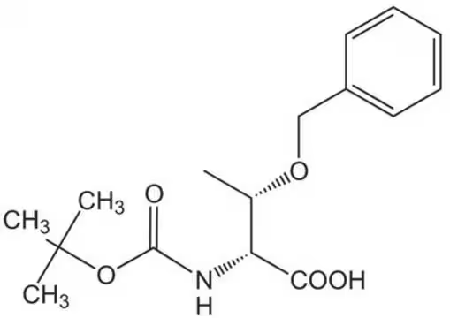 Boc-O-benzyl-D-threonine structure, CAS 69355-99-3