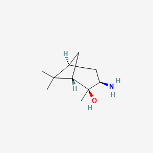 (1S,2S,3R,5S)-3-Amino-2,6,6-trimethylbicyclo[3.1.1]heptan-2-ol structure, CAS 69363-09-3