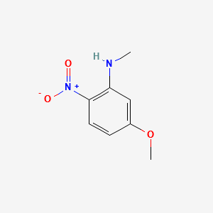 5-Methoxy-N-methyl-2-nitroaniline structure, CAS 69397-93-9