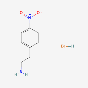 4-Nitrophenylethylamine hydrobromide structure, CAS 69447-84-3