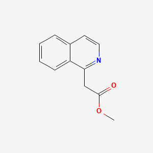 Methyl 1-isoquinolylacetate structure, CAS 69582-93-0