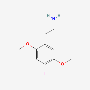 4-Iodo-2,5-dimethoxyphenethylamine structure, CAS 69587-11-7