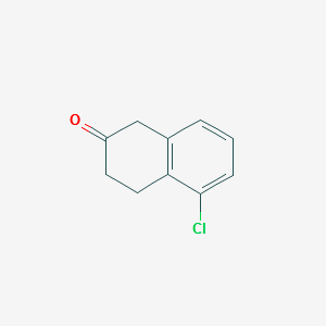 5-Chloro-2-tetralone structure, CAS 69739-64-6