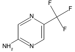 5-(Trifluoromethyl)pyrazin-2-amine structure, CAS 69816-38-2