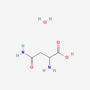 DL-Asparagine hydrate structure, CAS 69833-18-7