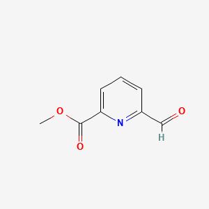 Methyl 6-formyl-2-pyridinecarboxylate structure, CAS 69950-65-8
