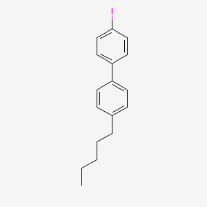 4-Pentyl-4'-iodobiphenyl structure, CAS 69971-79-5